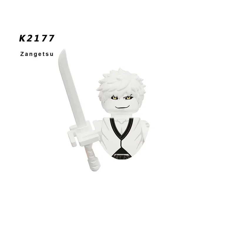 KDL824 Kurosaki ichigo UIquiorra Zangetsu Kurotsuchi Mayuri Zaraki Kenpachi Building block boy birthday toy