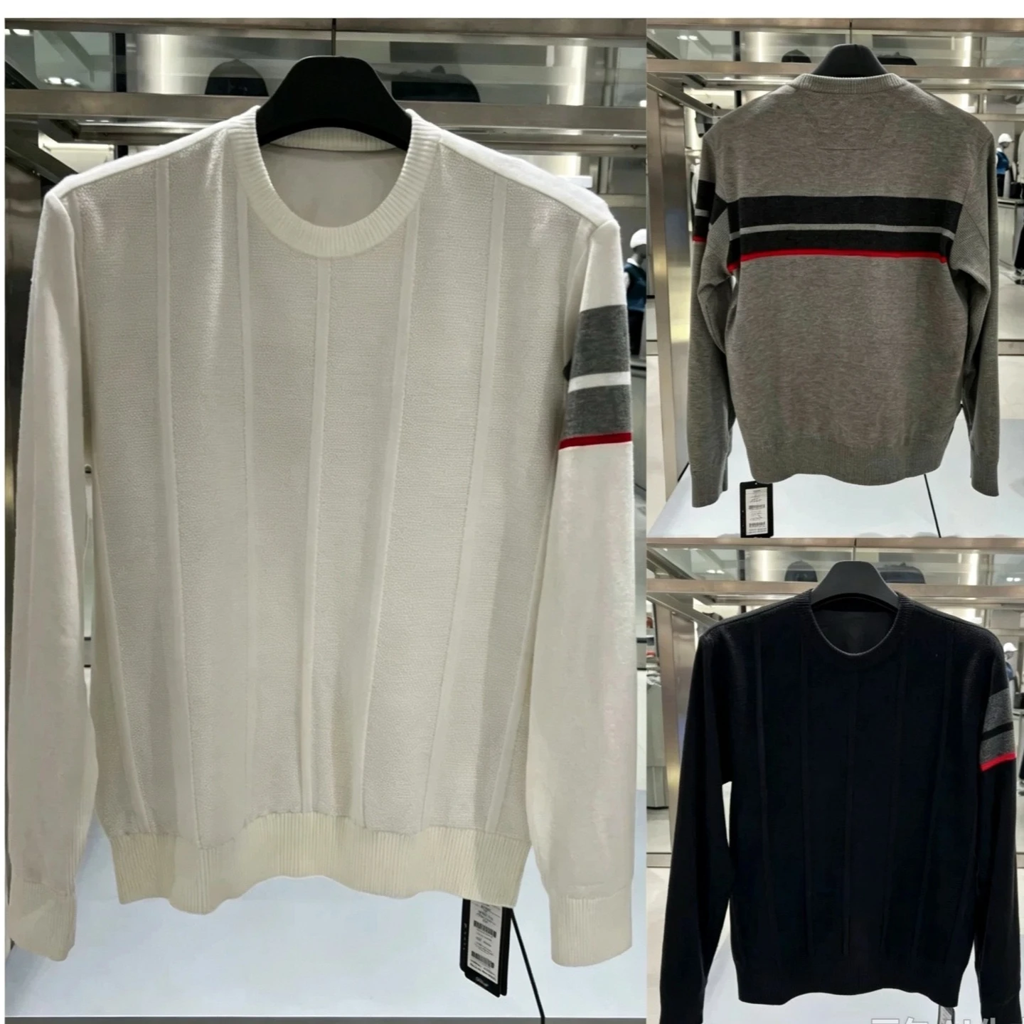 Women's Golf Knit Top 2026 Fall New Korean Style Striped Fashion Versatile Comfortable Skin-Friendly Breathable Slim Soft Daily