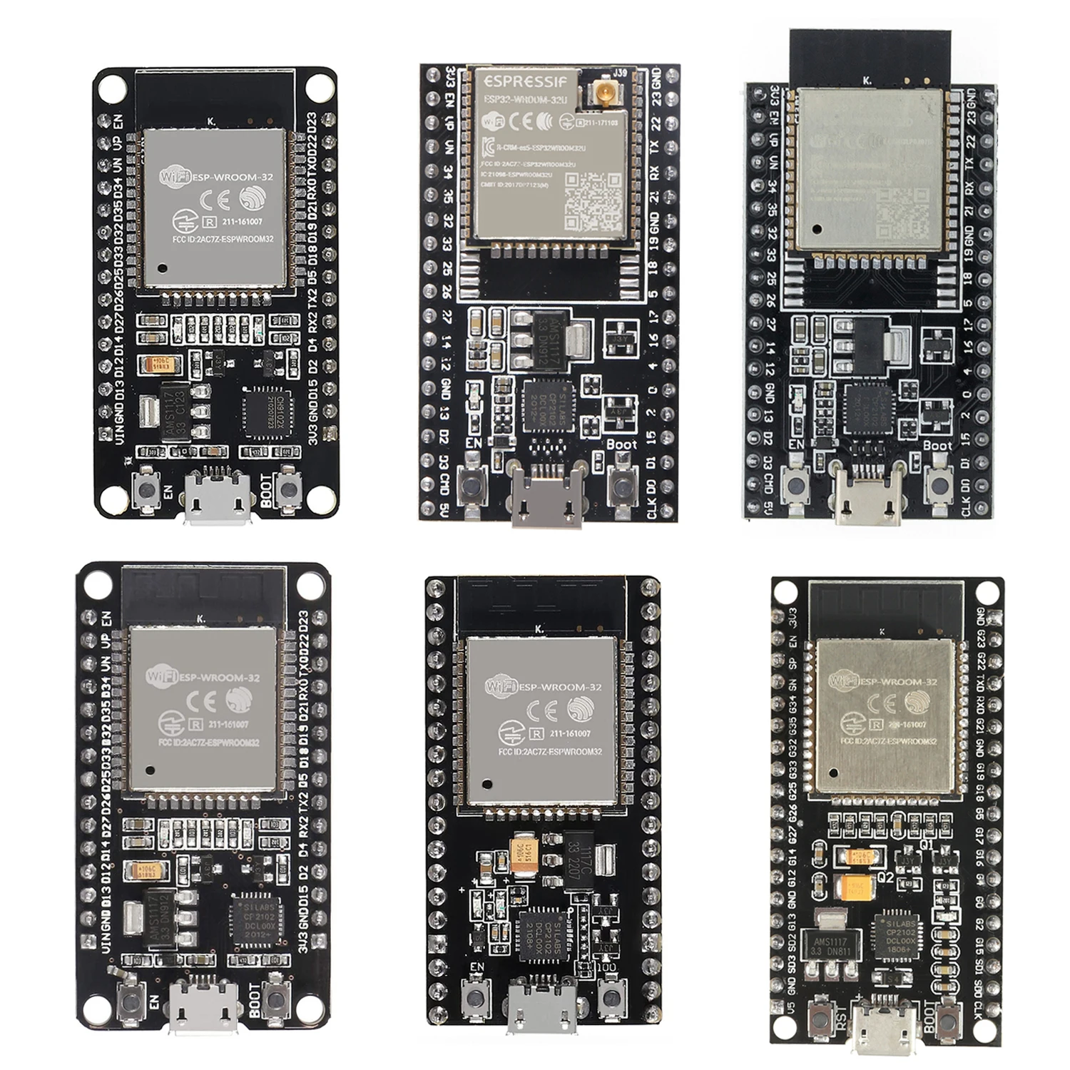 ESP32 Development Board WiFi+Bluetooth Ultra-Low Power Consumption Dual Core ESP-32S ESP32-WROOM-32D ESP32-WROOM-32U