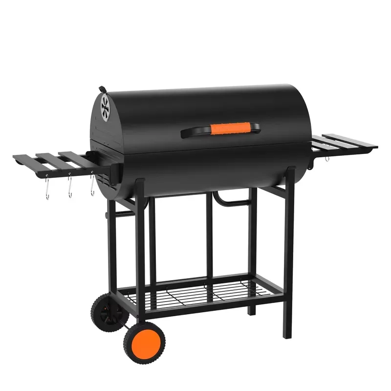 Portable Korean Style Stainless Steel Enamel BBQ Grill Large Smokeless Outdoor Barbecue High Quality Portable Grilling Tool