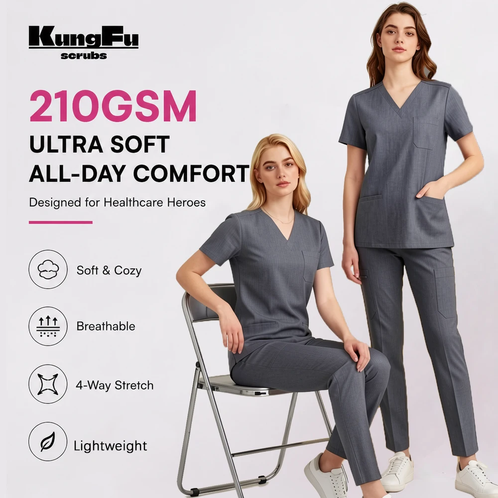 ensemble-de-blouses-chirurgicales-kungfu-scrubs-haut-et-pantalon-ajustes-a-col-en-v-pour-femmes-uniforme-medical-extensible-et-doux-pour-infirmieres-et-professionnels-de-la-sante