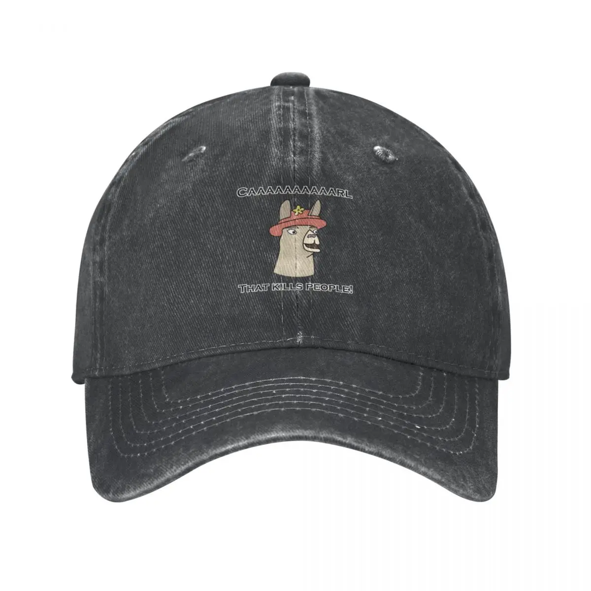 Llamas with Hats - Caaaaaaaaaarl! That kills people! Cowboy Hat Luxury Hat Golf Hat Women Caps Men's