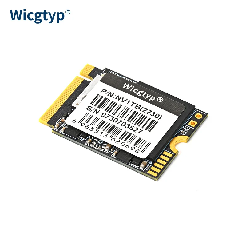 Wicgtyp-SSD NVME 2230, 512GB, 1TB, 2TB, 2230 M2 de superficie para ordenador portátil, NVMe PCIe Gen 4x4, Ssd para Steam Deck MiniPC de escritorio de 1TB y 2TB