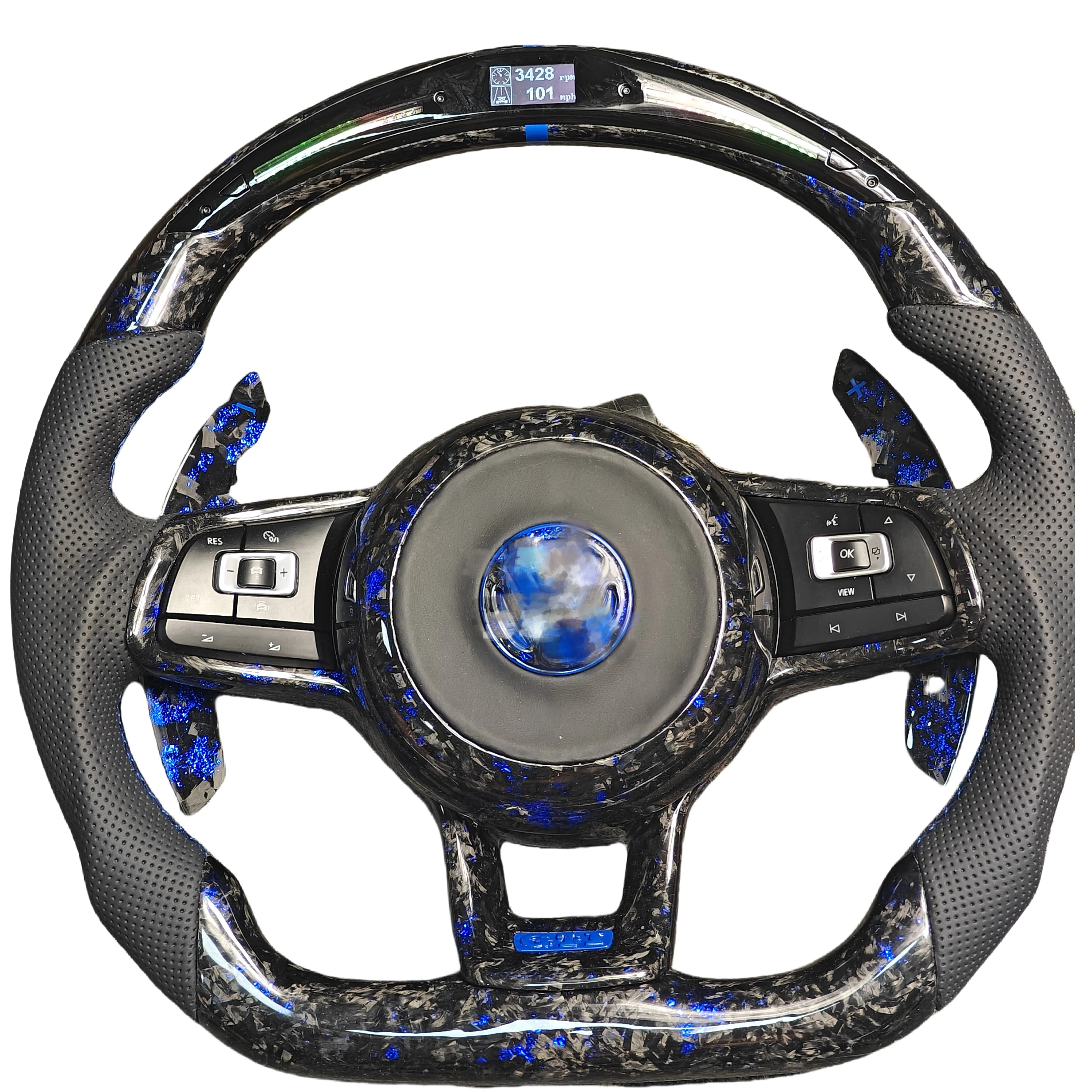 

Car Steering Wheel for VW Golf 7 R Golf7 Mk7 GTI 7R Steering Wheels Volant Lenkrad Carbon Fiber
