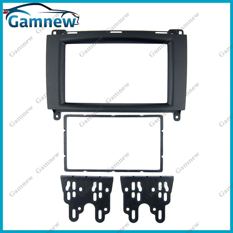 7 inch 2DIN Car Fascia Radio Panel For BENZ B200 W169 W245 Vito Viano 2006+ Frame Kit Install Facia Face Plate