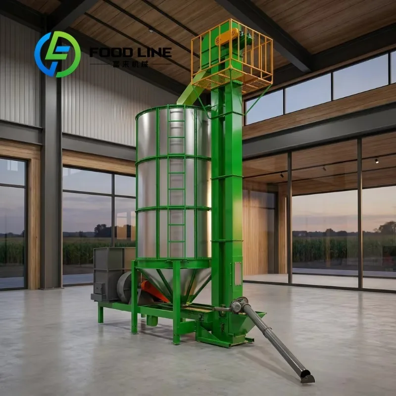 Electric Grain Drying Machine Simple Electric Power Configuration Easy Operation For Areas Without Complex Fuel Supply Condition