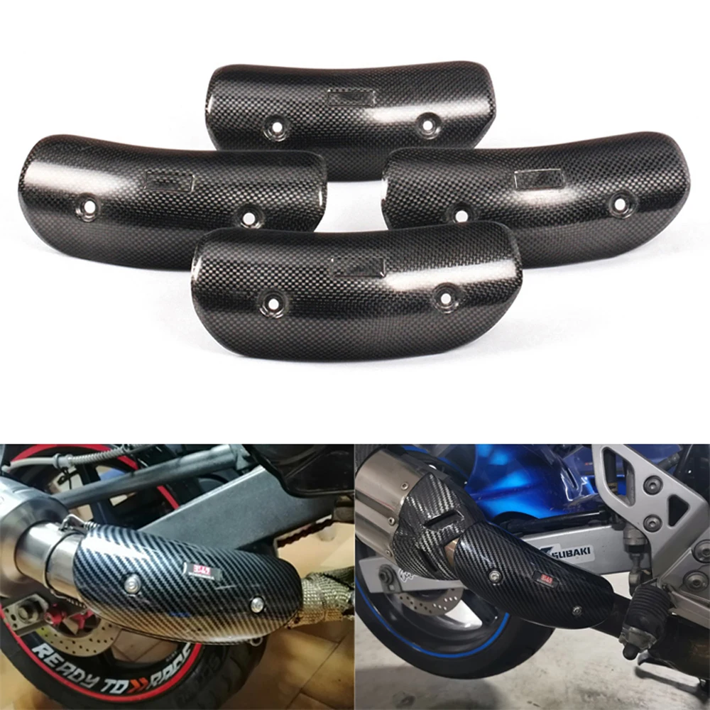 Universal Motorcycle Exhaust Pipe SC/AR/AK/Yoshimura Heat Shield Cover Exhaust Pipe Muffler Protector Cover Anti-scalding Guard