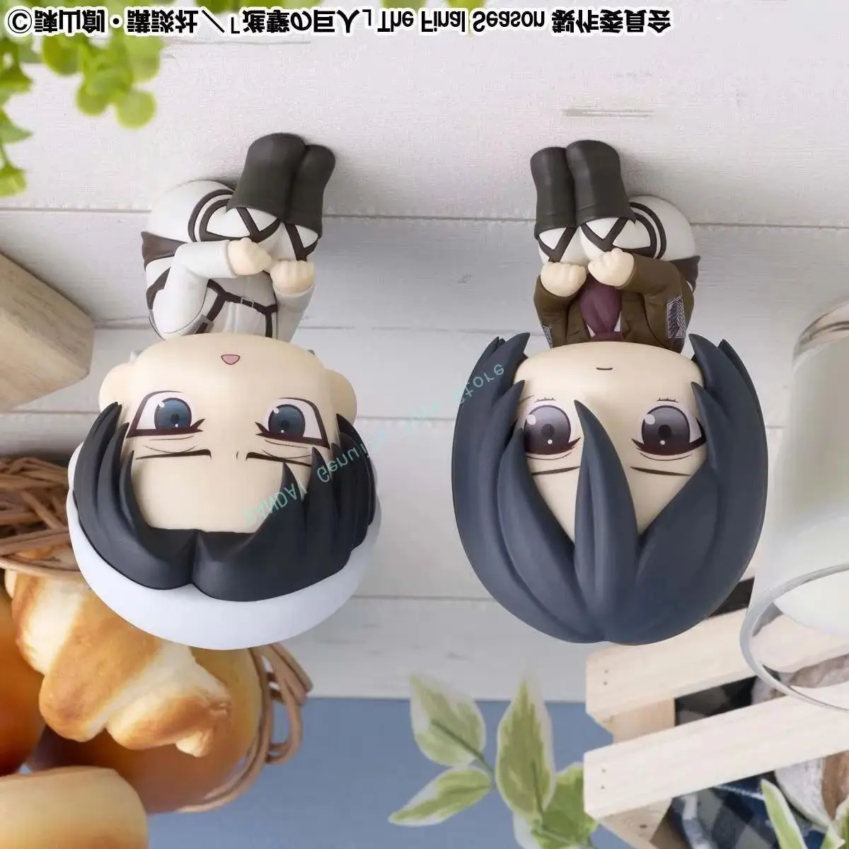 100-original-in-stock-genuine-mega-house-look-up-attack-on-titan-levi-ackerman-mikasa-ackerman-figure-anime-model-toy