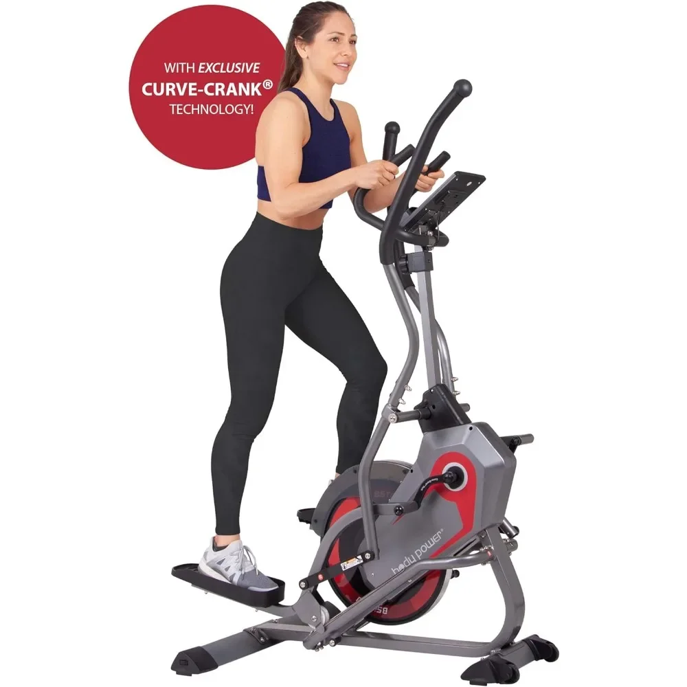 

2 in 1 Elliptical Stepper Machine for Home Fitness, Patented HIIT Training, Ergonomic, 1 Yr , Cardio, Resistance,