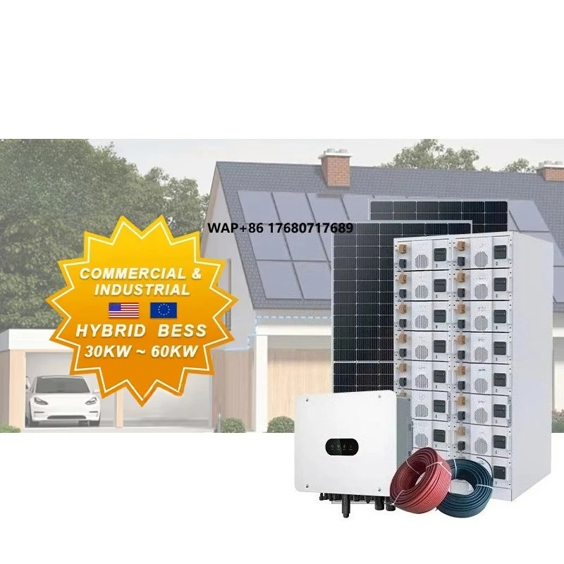 Cost-Saving 40kW Hybrid Solar Energy System for SMEs Fireproof Remote Monitoring Commercial Industrial Power Storage System