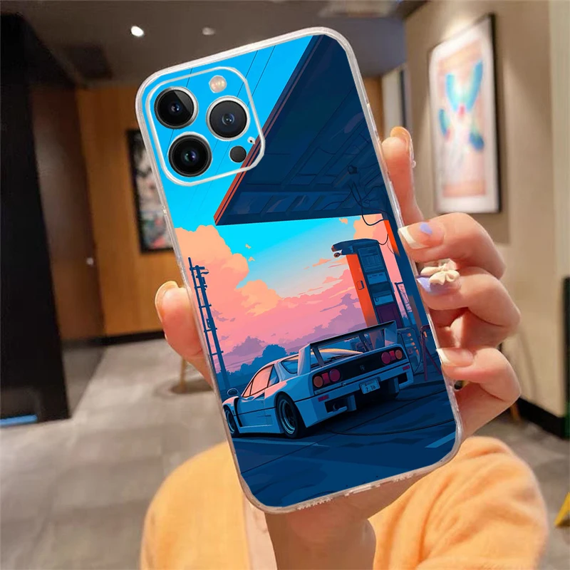 

Phone Case For Google Pixel 10 9 Pro XL 9A 8 7 6 Pro Pixel 8A 7A 6A Pixel 8 7 6 5 Japan Car Anime Case