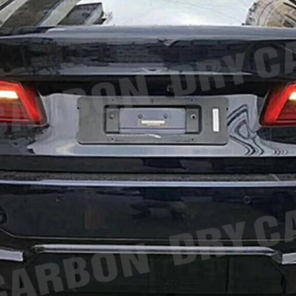 Carbon Fiber M Style Stainless Steel Tail Throat For BMW G30 G38 M5 2017 2018 2019 Dual Outlet Car Exhaust Muffler Tips
