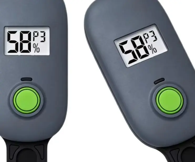 Wireless Capacitive Soil Moisture Meter With Color Coded Display For For Smart Gardening Plant Humidity Sensor Tool White