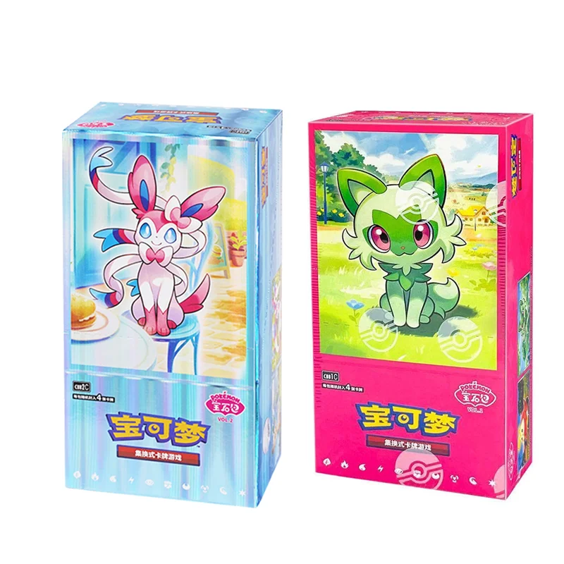 الأصلي البوكيمون جوهرة حزمة Vol1 Vol2 طبعة بطاقات أنيمي بوكيمون PTCG التداول جوهرة حقيبة 2 بطاقات جمع لعبة هدية عيد ميلاد الاجتماعية