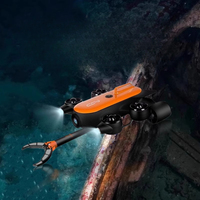 Can dive 150 meters underwater camera drone search and rescue submarine robot