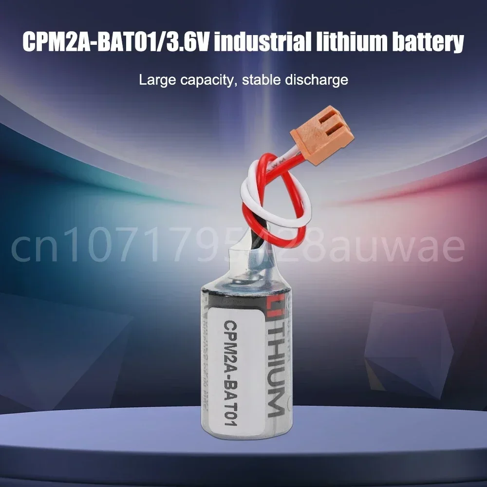 1PCS Original New Battery JZSP-BAT01 ER3V 3.6V JZSP-BAT01 Lithium Battery PLC Industrial Control CNC Lathe Brown Plug