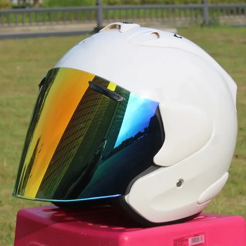 Ram3 Bright White Half Helmet Men and Women Motorcycle Off-Road Summer Helmet Downhill Racing Mountain Cross Casco Capacete