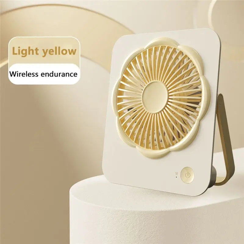 ^ وصول مروحة مكتب محمولة USB قابلة للشحن مروحة رقيقة جدا 180 ° مروحة شخصية قابلة للطي ومروحة محمولة هادئة للمكتب #3