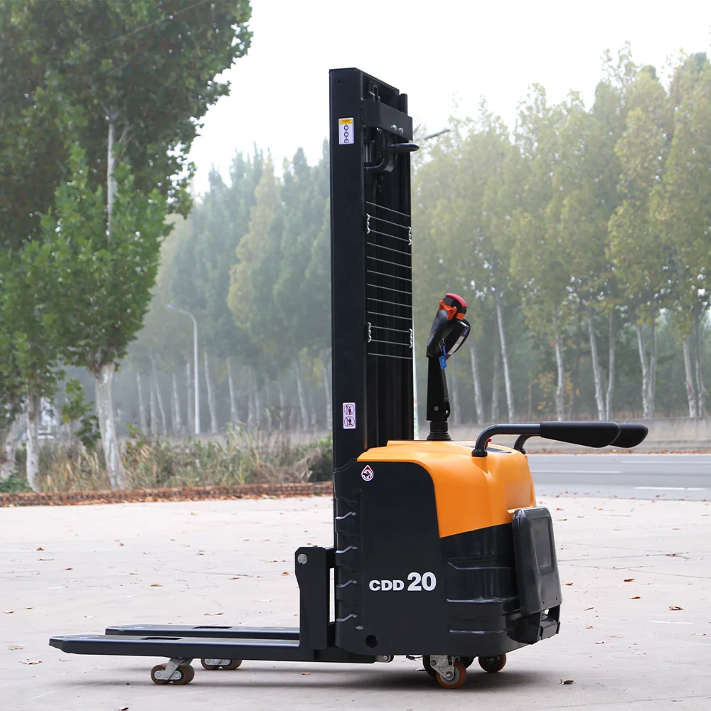 

YG Popular Small Stacker 1.5ton 2ton Walkie Stacker Energy Saving Electric Stacker With Lithium Battery