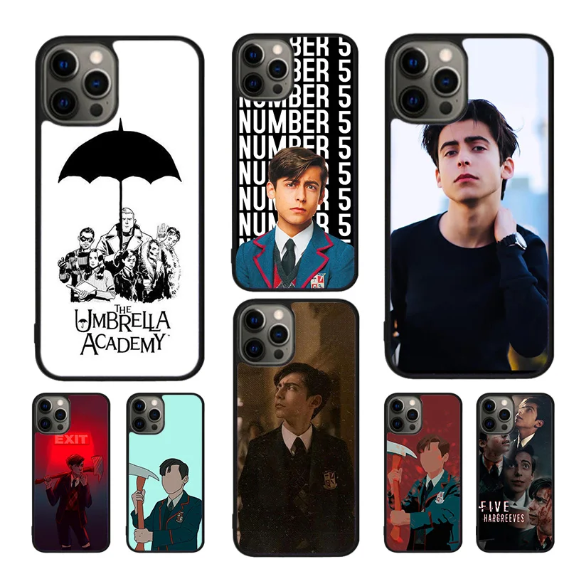 Aidan Gallagher Number Five Mobile Phone Cases Cover For iPhone 16 15 14 12 13 mini 11 Pro MAX apple 6 7 8 Plus SE2020 Coque