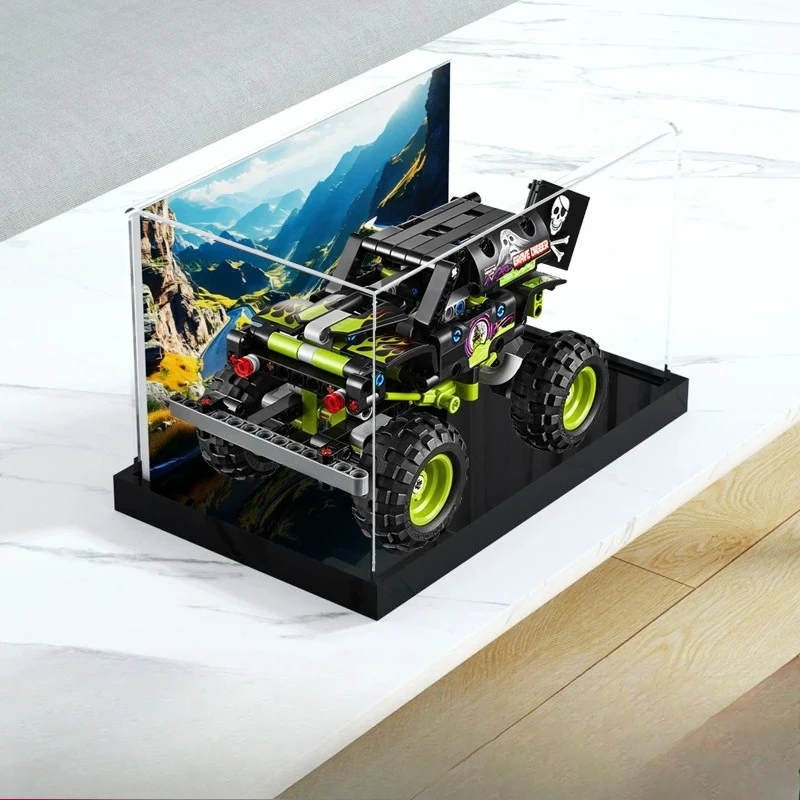 

Suitable for LEGO 42118 giant wheel off-road vehicle transparent display cover acrylic display box