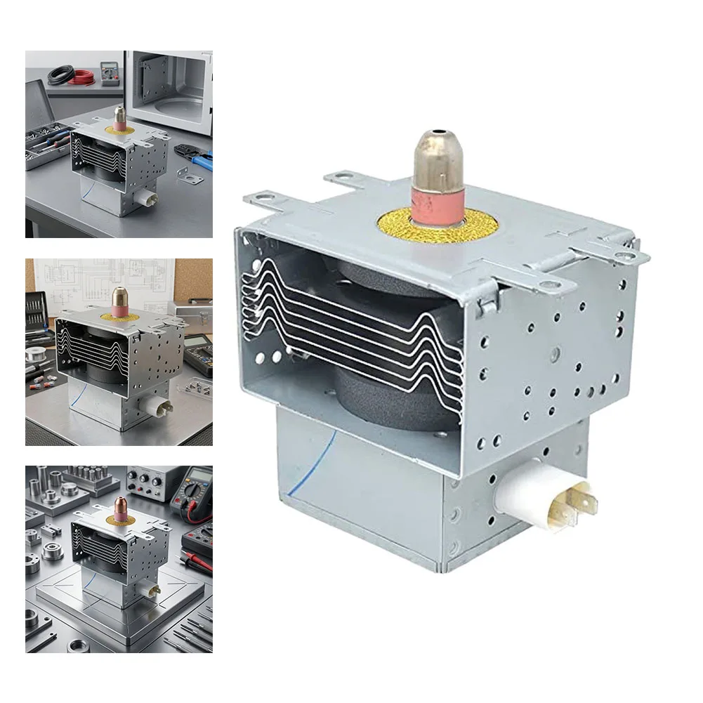 2450MHz Heating Tube OM75P 31 Magnetron Reinforced Metal Construction Stable Voltage Output Low Noise Operation