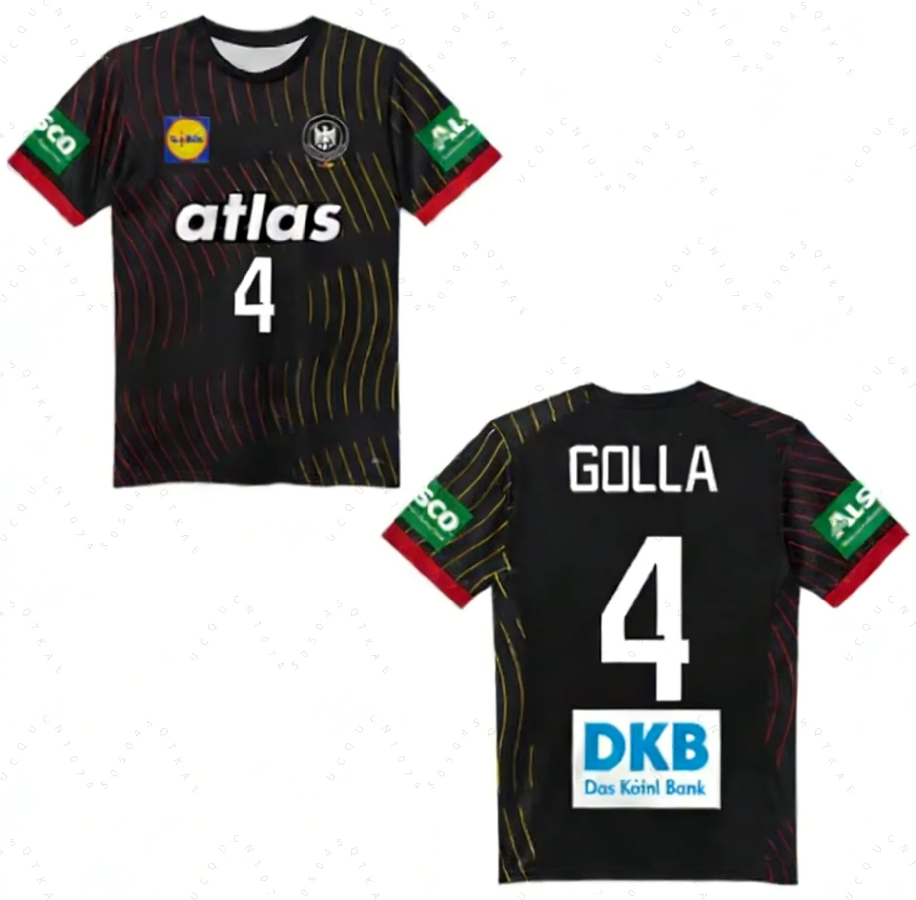 2026 Deutsches Neues DHB Handball-Trikot T-Shirts Schnelltrocknende Atmungsaktive Sportbekleidung Kurzarm Herren Outdoor Fitness Freizeit-Oberteile