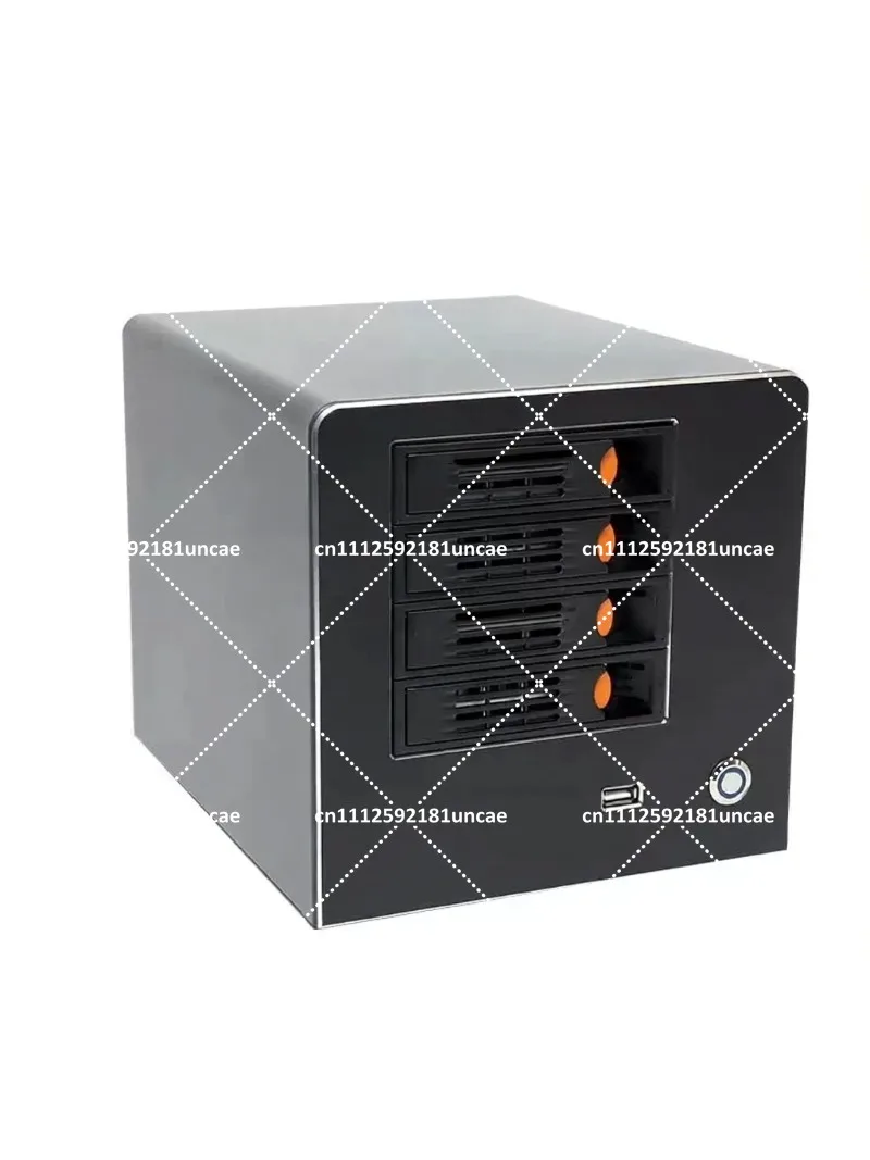 NAS 4-Bay Hot Swap Enclosure, Private Cloud Home Theater Storage Chassis