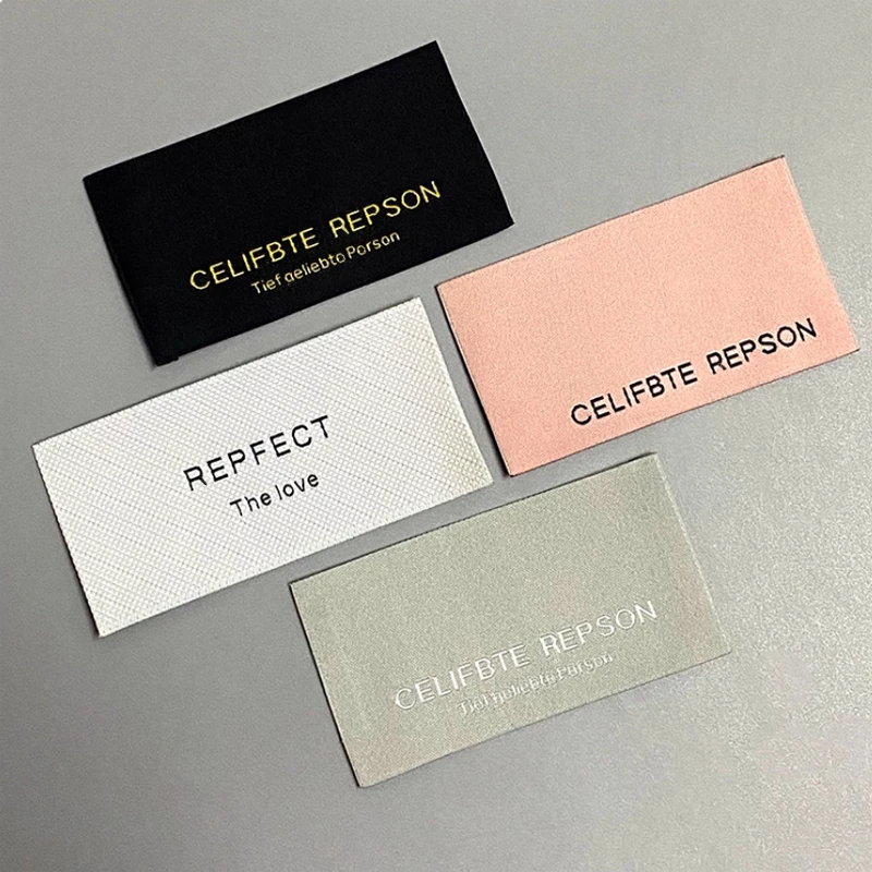 Custom Tags Garment Label Clothing Labels Woven Garment TagsWoven Labels For Clothing Cothing Labels Men's Women's Blazer Jacke