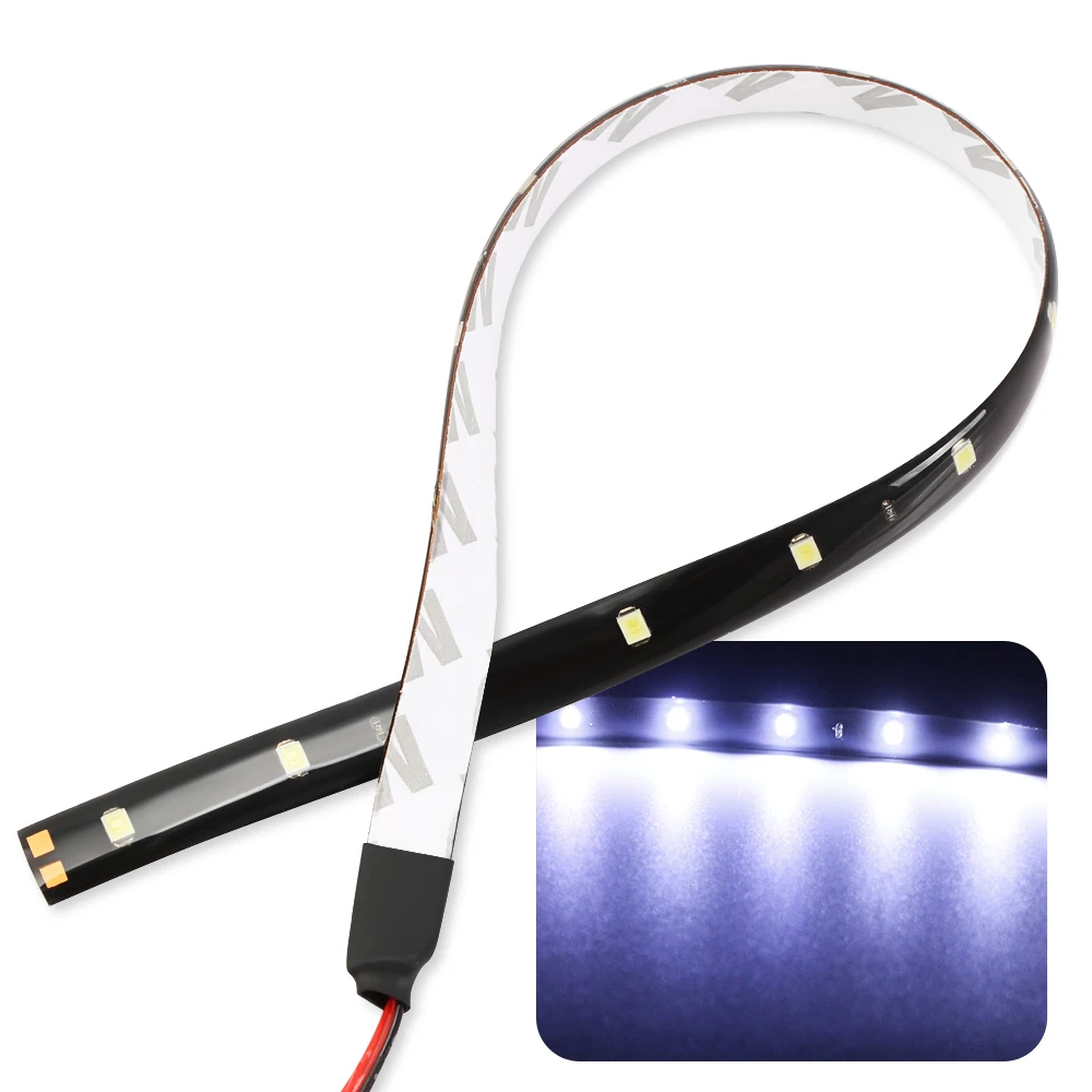 2x 30CM LED Strip Universal Daytime Running Light for Toyota Corolla Avensis Yaris Rav4 Auris Hilux Prius Prado Camry