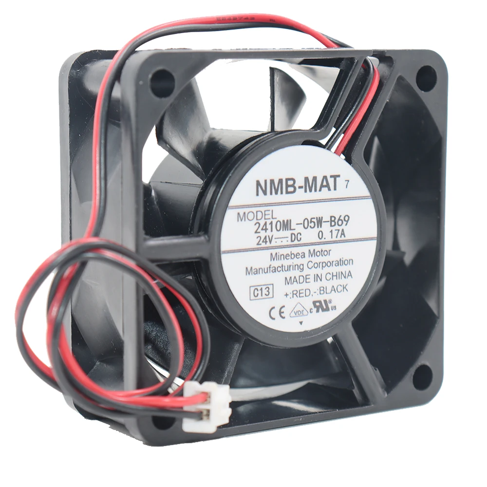 Brand new original NMB 2410ML-05W-B69 6025 24V 0.17A inverter cooling ball fan