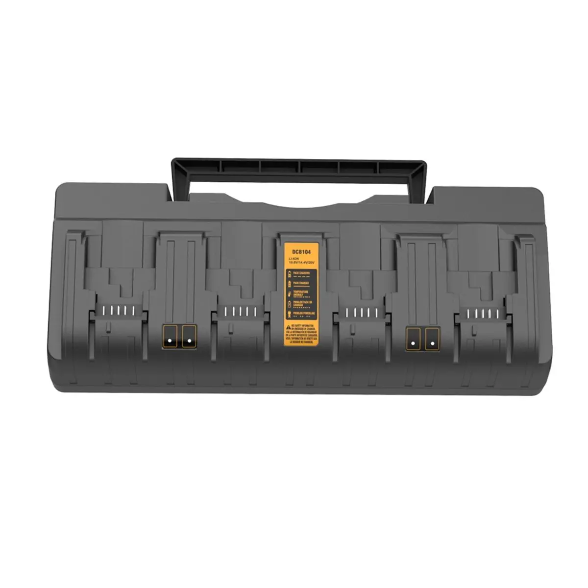 3A 4 Port Charger DCB104 Battery Charger 4-Slot Battery Charger for 12V to 20V Battery Charger EU Plug