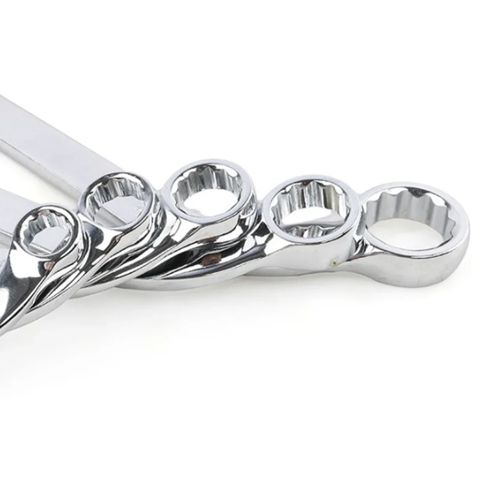 

Automotive Repairs 12-point Socket Wrench U Shaped Ratchet Wrench Set Versatile Design Wrenches Chrome Vanadium Steel
