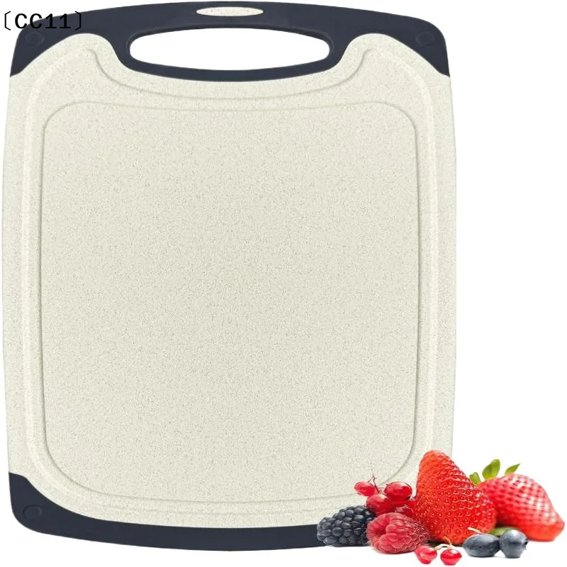 1PCS Kitchen Imitation Marble Can Hang Non-slip Classification Vegetables Meat Fruit Multi-functional Cutting Board〔CC11〕