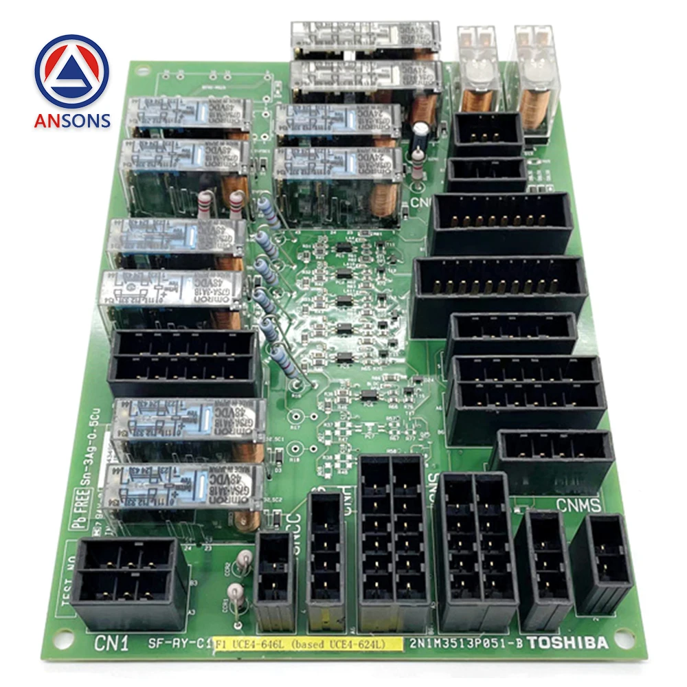 SF-RY-C1 SF-RY-C SF-RY-T UCE4-645L UCE4-504L UCE4-652L Toshiba Elevator Relay PCB  Interface Board Ansons Elevator Spare Parts