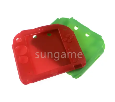 2DS गेम कंसोल के लिए 1 पीस सॉफ्ट सिलिकॉन फुल प्रोटेक्टिव शेल केस कवर स्किन 8 best sales 2ds शेल प्रतिस्थापन - №6