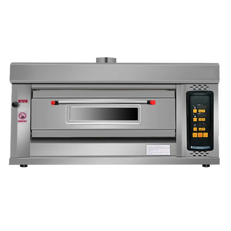 Gas Oven, Commercial Gas Oven, Liquefied Gas Single-layer Double-pan Baking, Large Oven 99min Timing Function