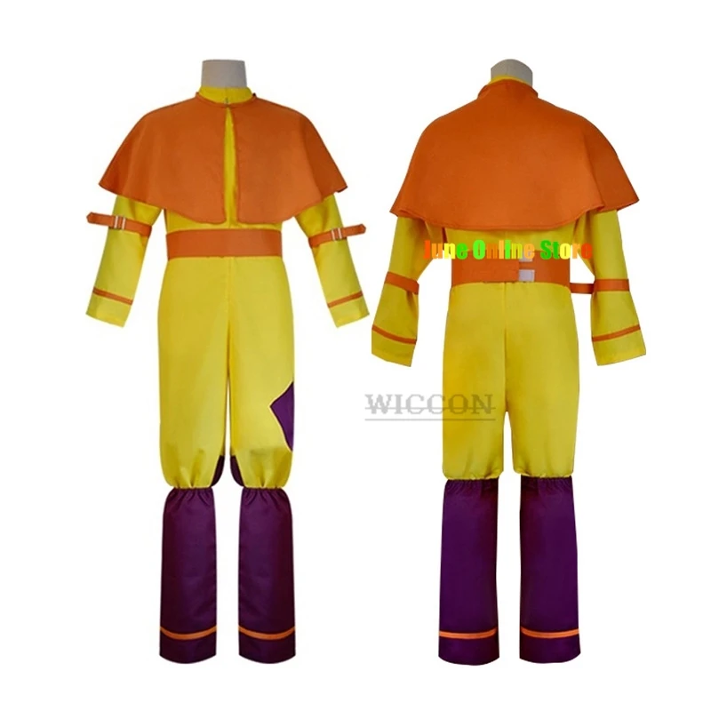 

Аватар: Последний маг воздуха Аватар Аанг Косплей Костюм Комбинезон Одежда Хэллоуин Карнавальный костюм Фильм Аватар Последний маг воздуха