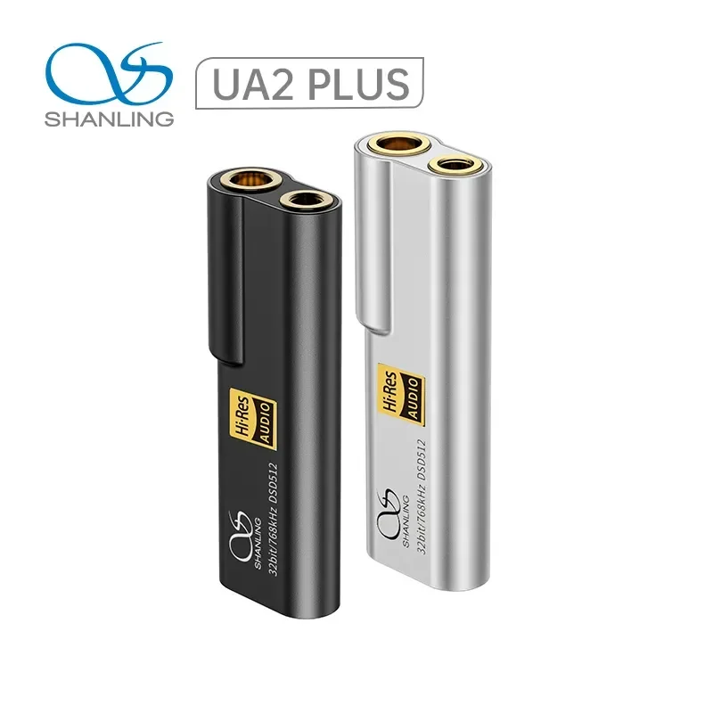 SHANLING UA1 PLUS Headphone Amplifier USB DAC AMP Dual CS43131Hi-Res Audio PCM 32bit/768kHz DSD256 Type-C to 3.5mm