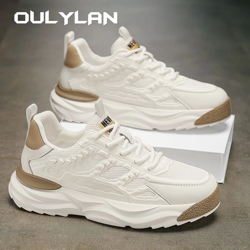 2024 Men Breathable Running Shoes Comfortable Sneakers Fashion Men's Casual Outdoor Non-slip Walking Lightweight Jogging Shoes