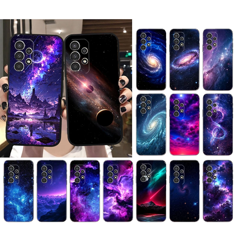 

Phone Case For Samsung A55 A16 A56 A36 A35 A15 A53 A54 A33 A34 A25 A05S A52 A52S A14 A26 A71 Space Universe Star