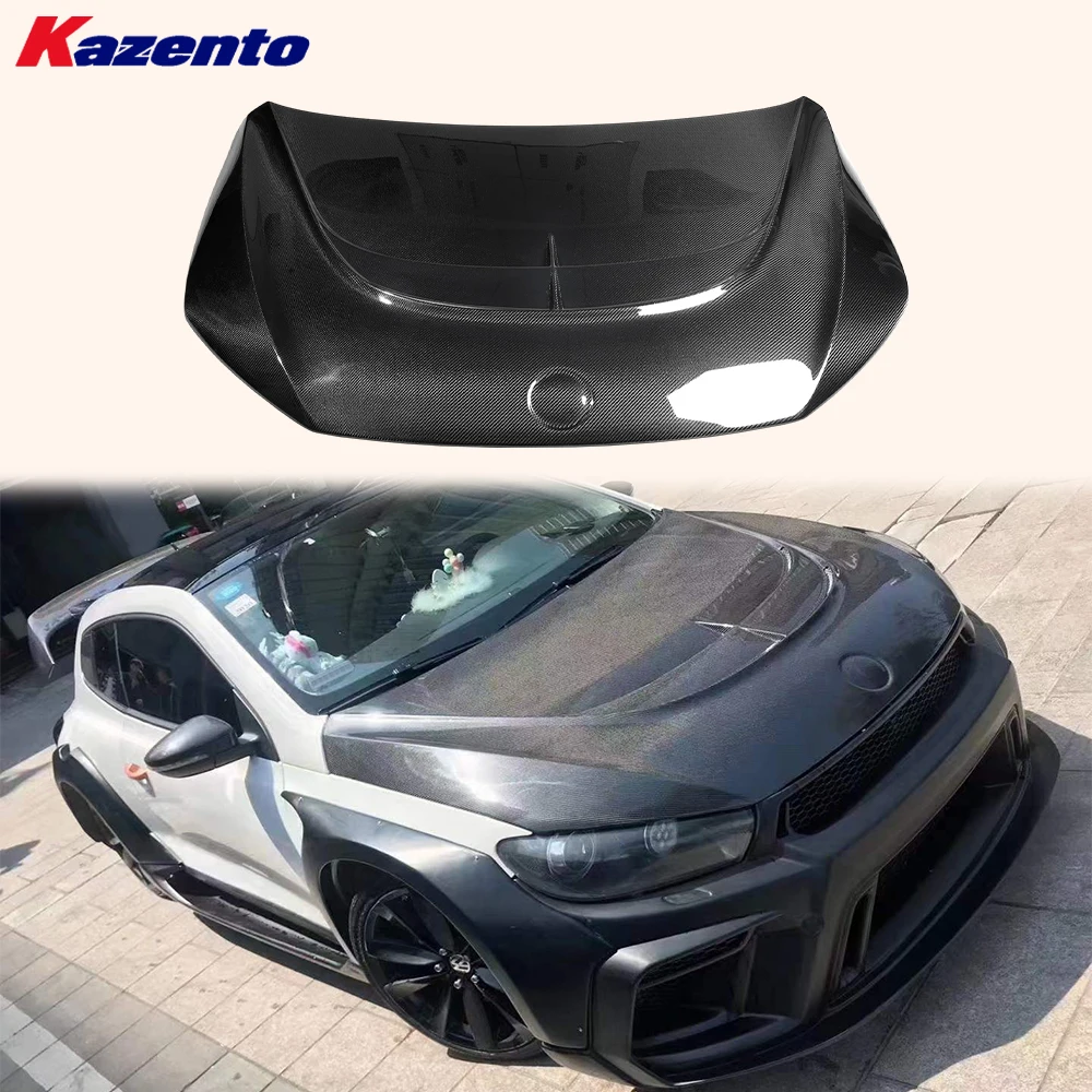 For Volkswagen VW Scirocco 2009-2014 Carbon ASP Style Front Vented Cooling Hood( Ocean freight is favorable, welcome to inqury)