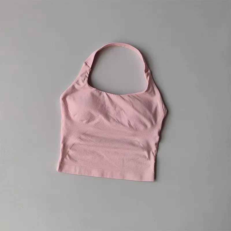Neck Halter Yoga Vest Shockproof Running Sports High-strength Sports Underwear Fitness Pilates Suspender Beautiful Back Summer image 3