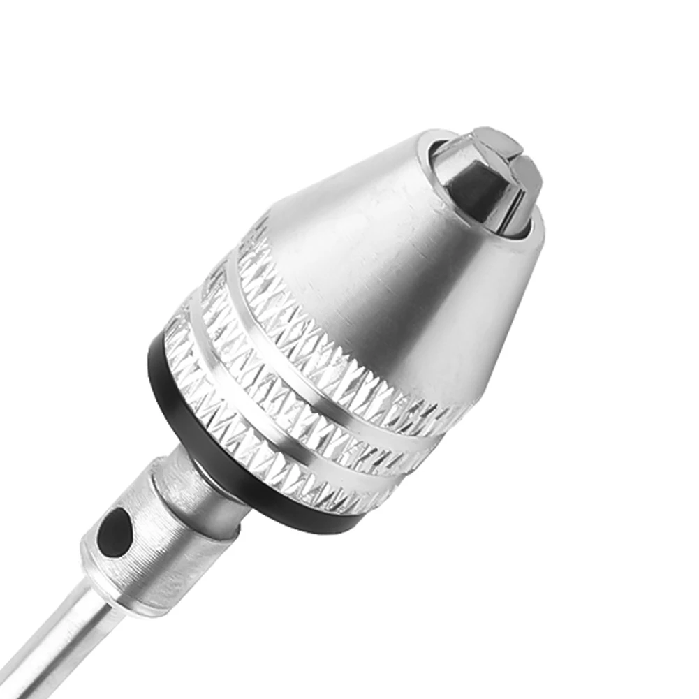 6.35mm Hex Shank Quick Change Keyless Drill Bit Chuck Adapter Converter Tool Replacement Rotary Tool Grinding Accessories
