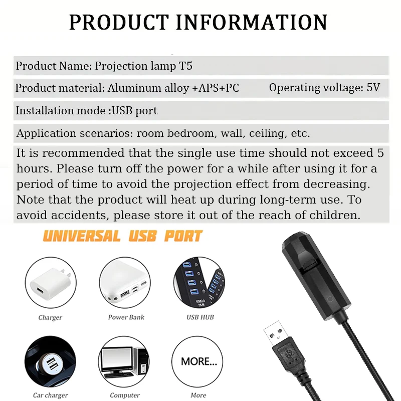 ضوء عرض جو LED، تصميم إبداعي لرأس اليقطين والقلعة، ضوء جو الهالوين، إضاءة مصباح USB