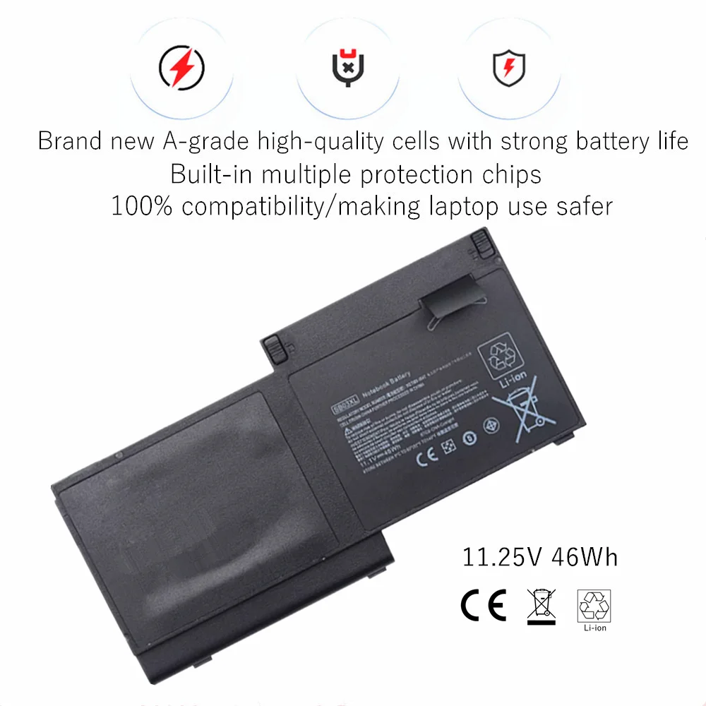 SB03XL Laptop battery For HP Elitebook 720 725 820 G1 G2 SB03 HSTNN-LB4T E7U25AA 716726-421 HSTNN-IB4T 716726-1C1 HSTNN-L13C