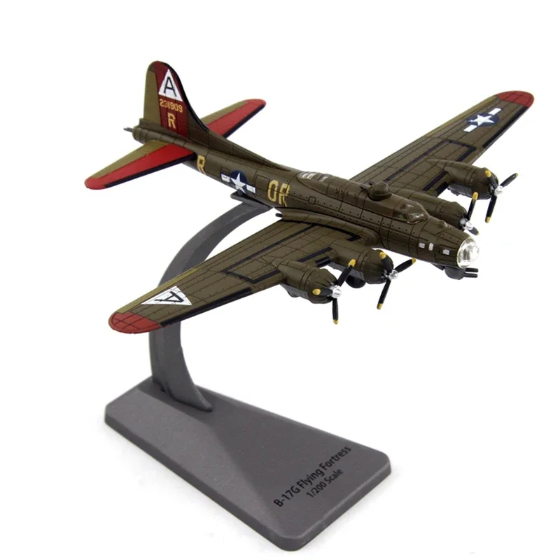 1:200 Scale AF1  U.S. Army B-17G Air Fortress Bomber B17 Finished Alloy Aircraft Military Combat Aircraft Model