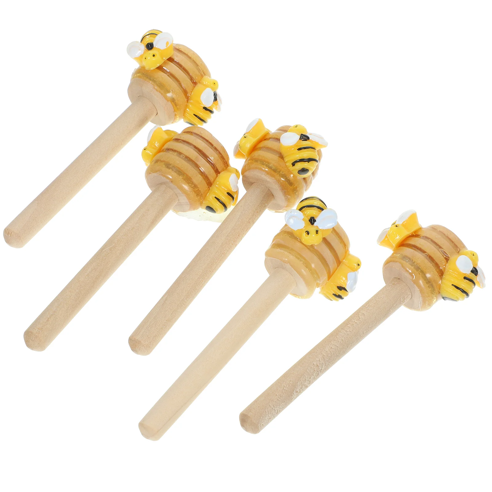 

Honey Bee Decorative Sticks Tiered Tray Kitchen Display Rack Toy House Birthday Party Decorations Wooden Sign