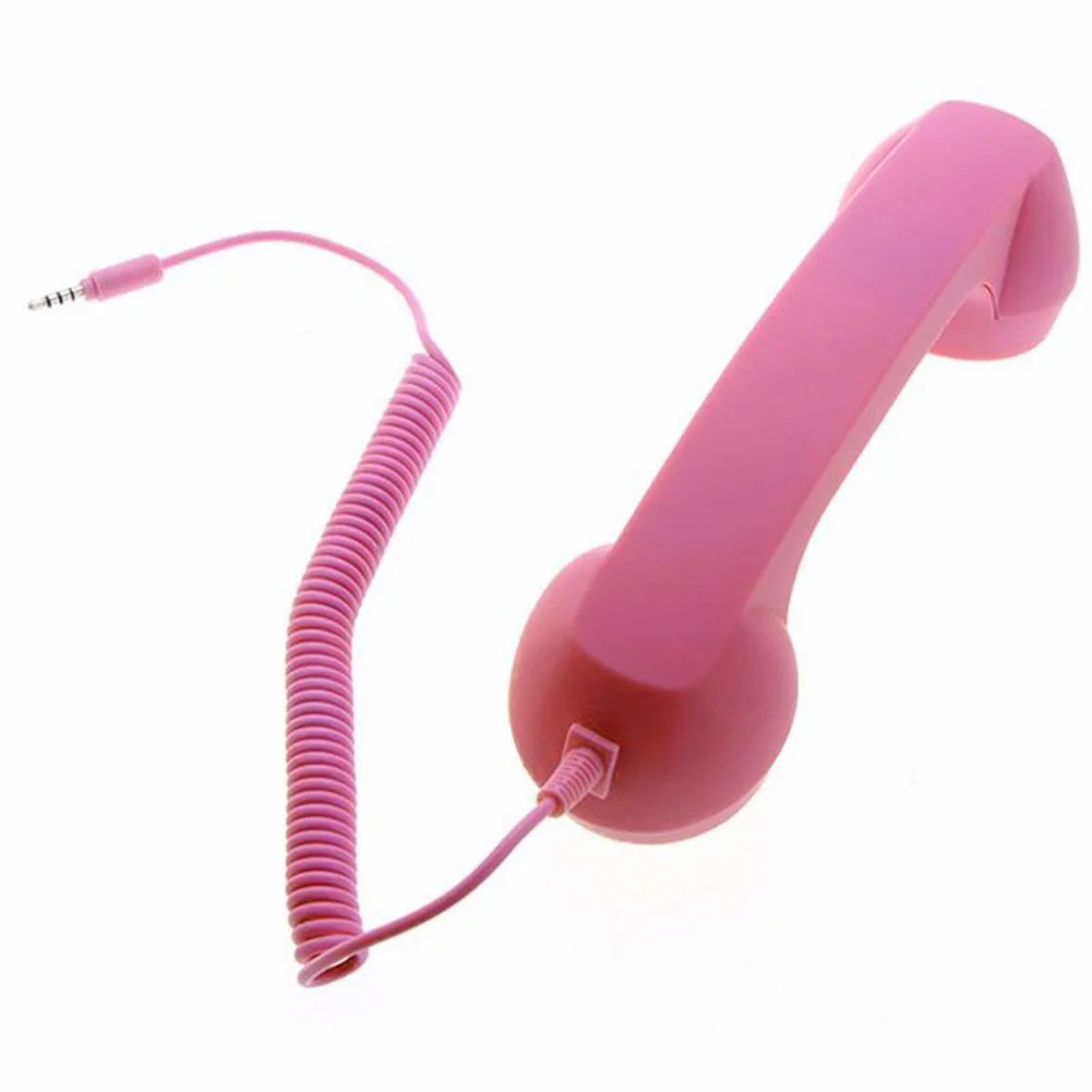 Universal Mobile Phone External Handheld Microphone Classic Cellphone Wired Earpiece Receiver Headset For 3.5mm and Type-C Port