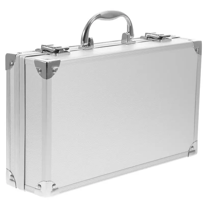 Aluminum Alloy Tools Case Tools Suitcase Equipment Instrument Box Metal Tool Box Multi-Purpose Carrying Case Toolbox Organizer